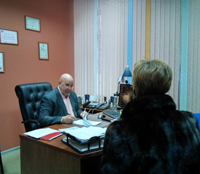 Николай Островский провел личный прием граждан